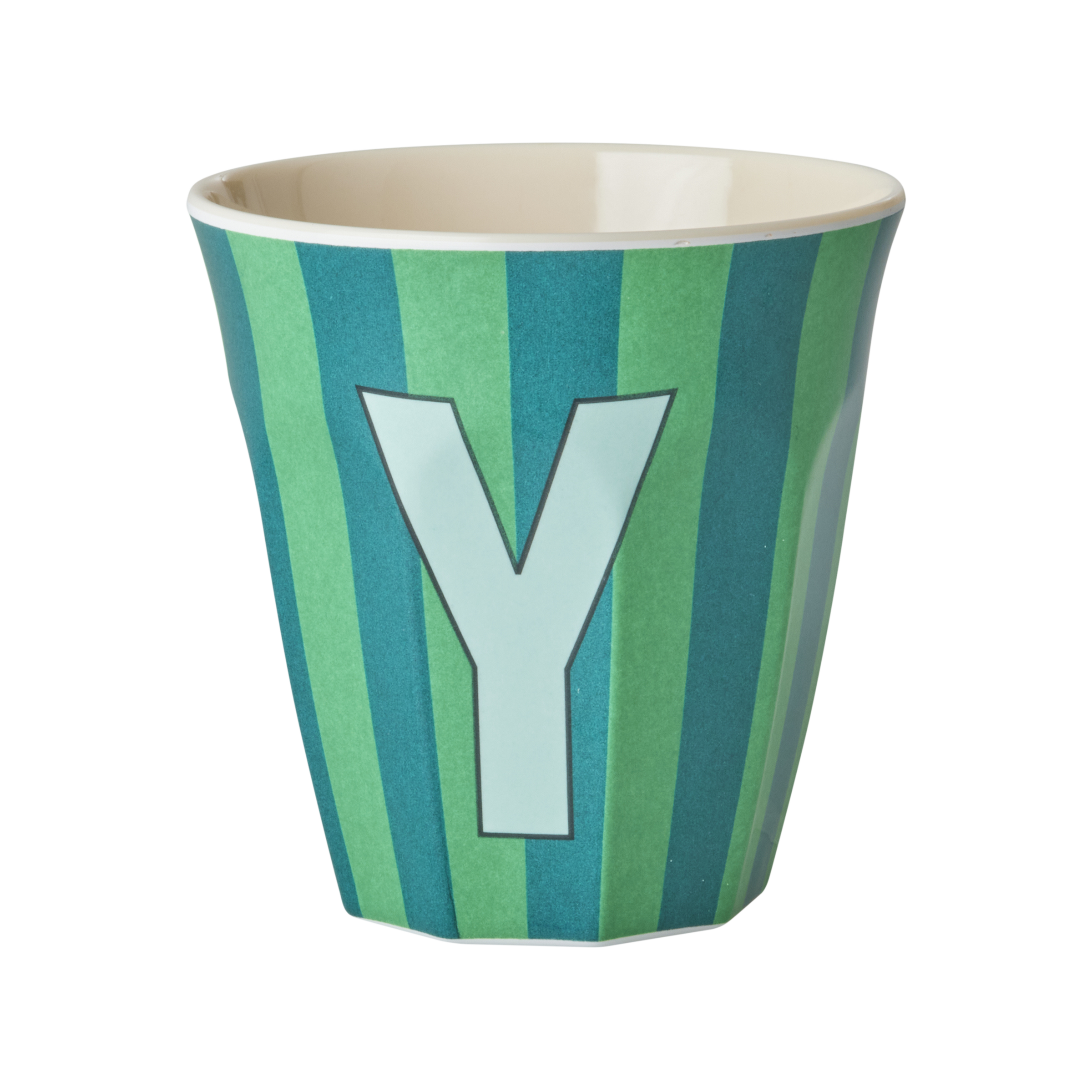 Melamine Alfabet kop, blå mix - 250 ml.